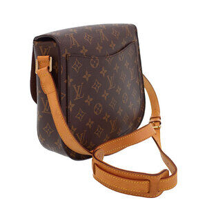 Louis Vuitton Shoulder Monogram Bag Saint Leather Cloud Brown